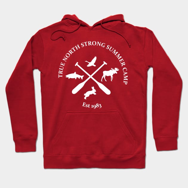 True North Strong Summer Camp (2) Hoodie by inkandespresso7